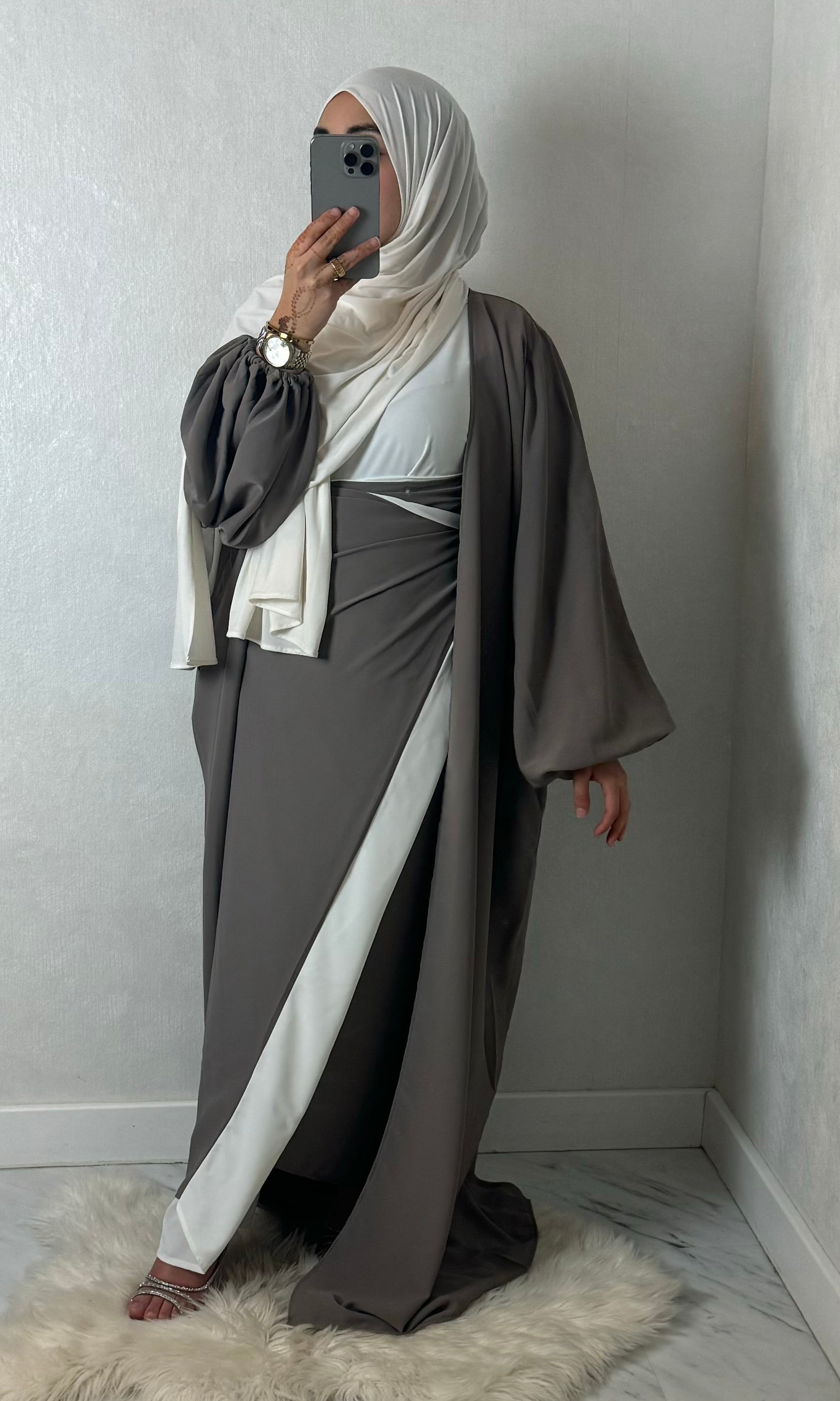 Abaya Set - taupe